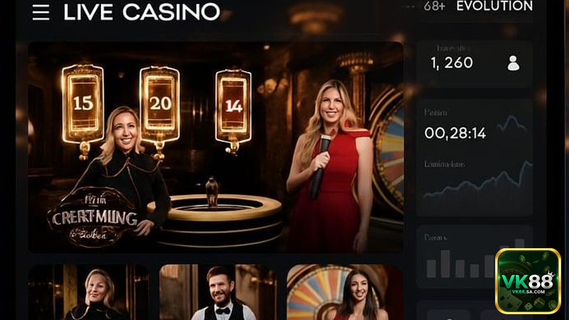 Live casino mang lại trải nghiệm chân thực như đang ngồi trực tiếp tại sòng bài