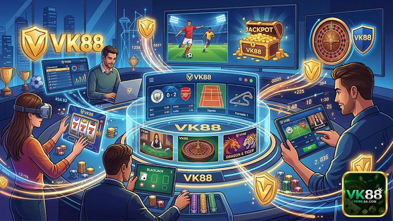 Người dùng dễ dàng đăng nhập VK88 nhờ giao diện thân thiện