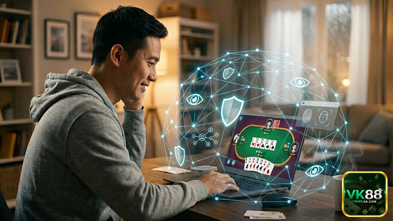 Hệ thống bảo mật nhiều lớp giúp tăng độ an toàn khi đăng nhập VK88