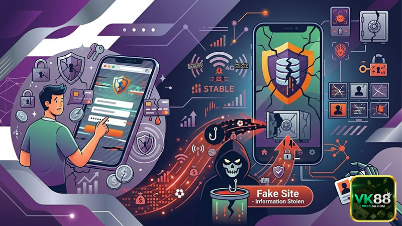 Nguy cơ từ website giả mạo và rò rỉ thông tin khi đăng nhập sai cách