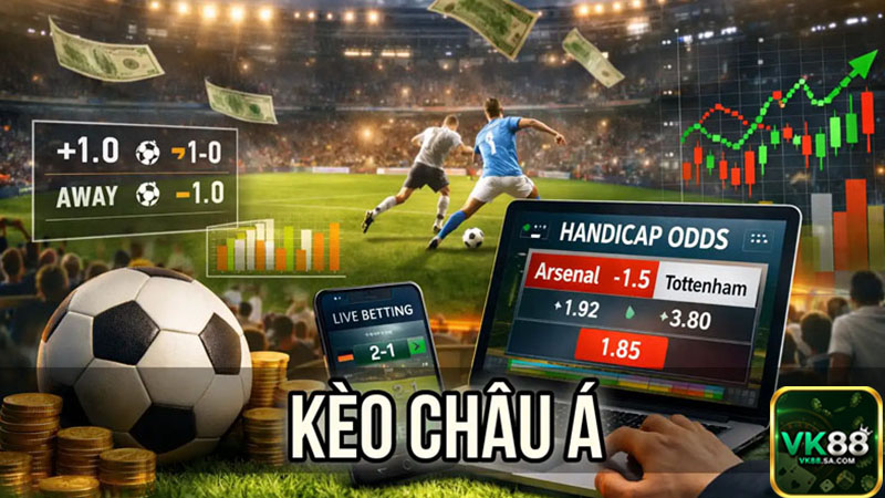 Kèo châu Á, tài xỉu và kèo live là lựa chọn phổ biến của nhiều bet thủ