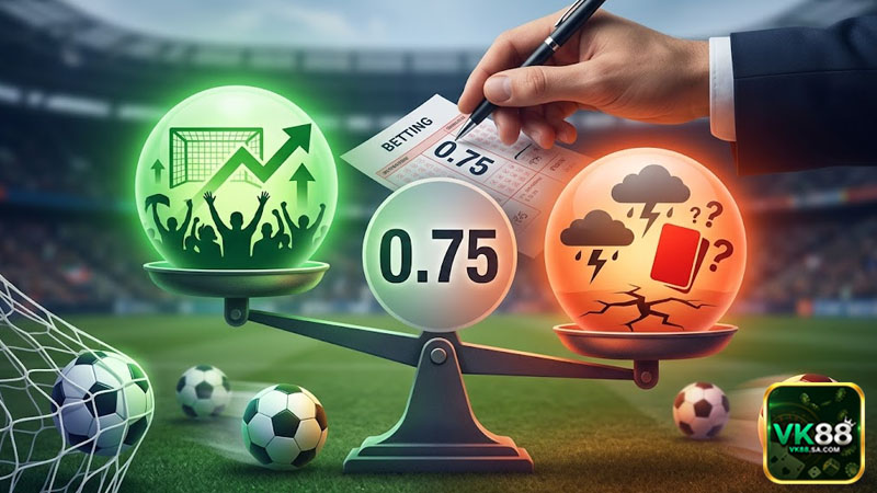 Kèo chấp 3/4 có tỷ lệ thắng khá tốt nhưng vẫn tồn tại nhiều rủi ro