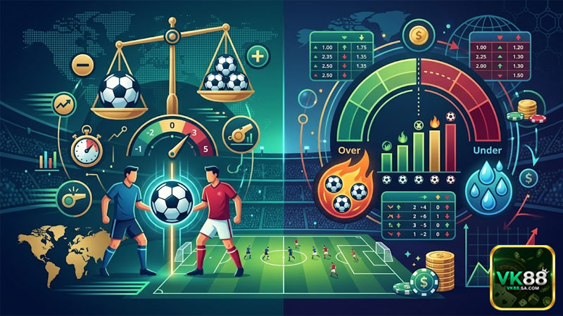 Kèo châu Á và tài xỉu là hai loại kèo phổ biến nhất trong cá cược bóng đá hiện nay