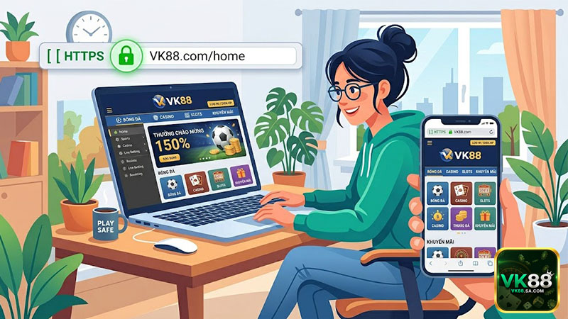 Lưu link vào VK88 giúp truy cập nhanh và an toàn hơn