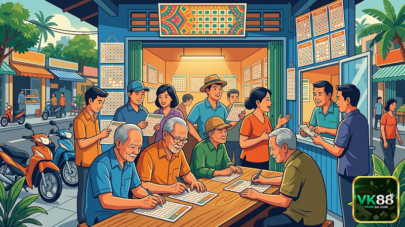 Chơi lô đề tại đại lý truyền thống vẫn được nhiều người lựa chọn