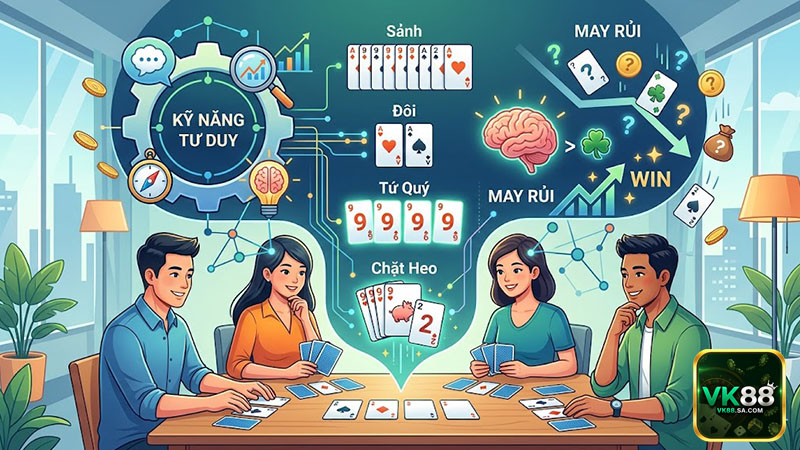 Mậu binh đề cao kỹ năng tư duy hơn yếu tố may rủi