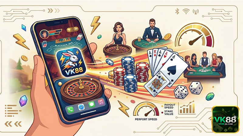 Tải app VK88 để trải nghiệm cá cược tốc độ cao mọi lúc