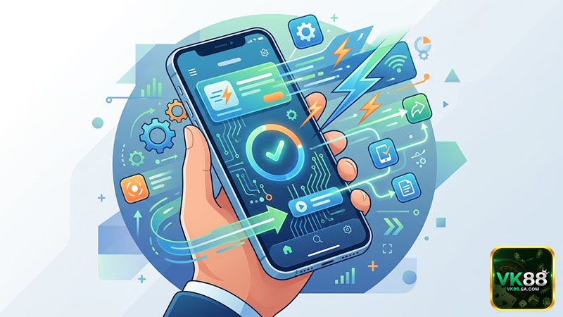 App VK88 tối ưu tốc độ và thao tác trên điện thoại