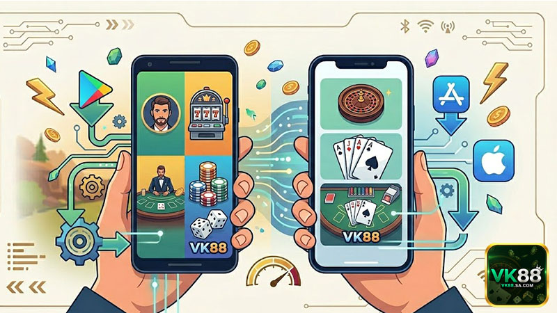Android hay iOS đều tải được app VK88
